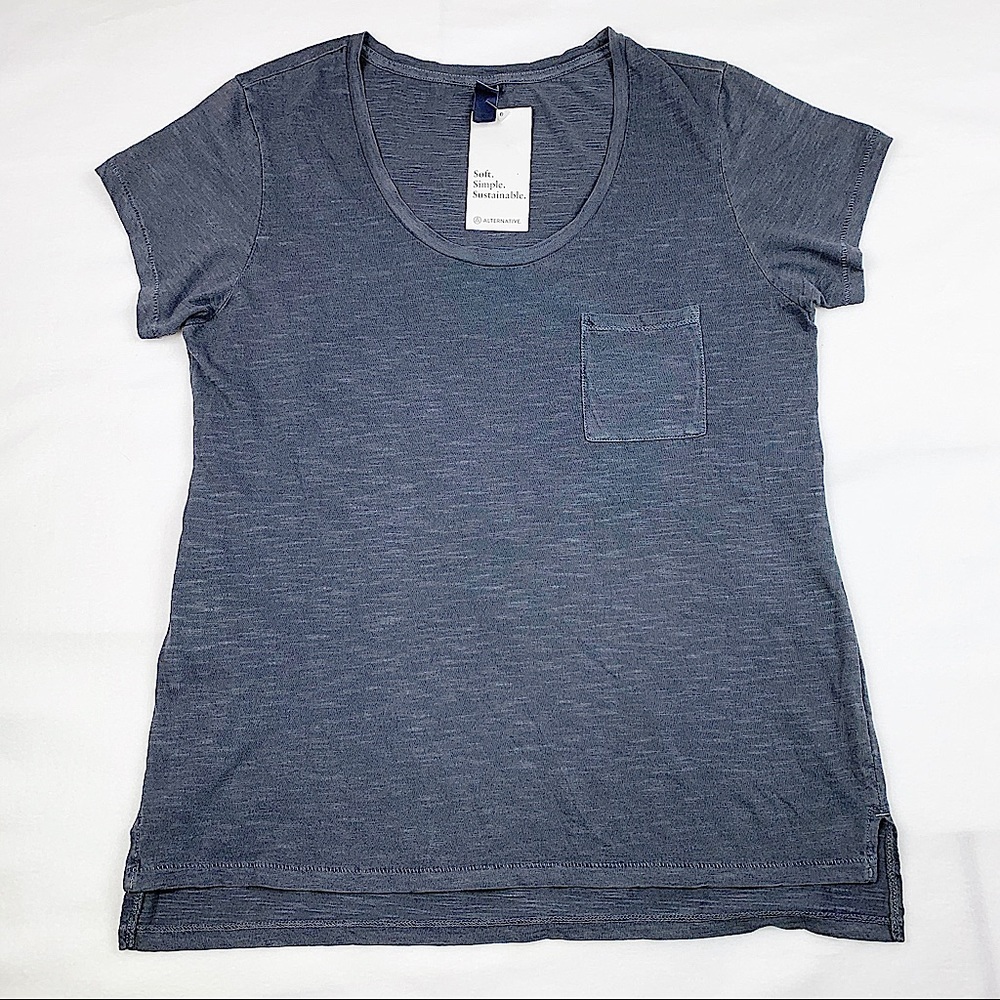 NWT Alternative Organic Gray T-Shirt, XL